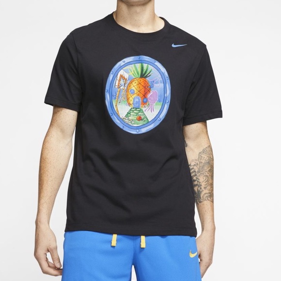 kyrie x spongebob shirt